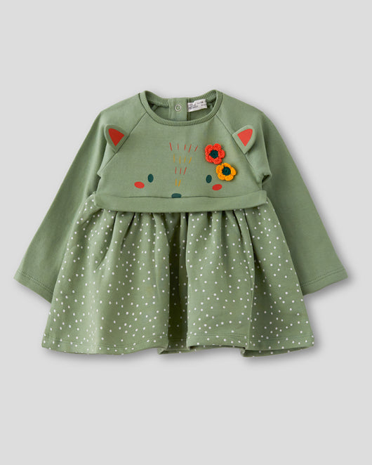 Vestido Autumn Bloom Verde - Street Monkey