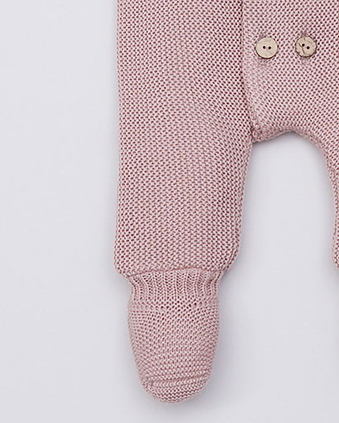 Buzo Punto Doble Pelo Rosa Vintage Pangasa Baby