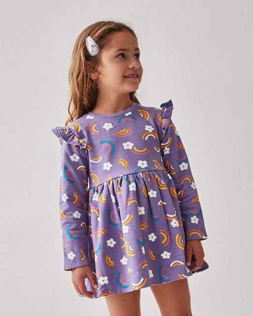 Vestido Rainbow Morado - Street Monkey