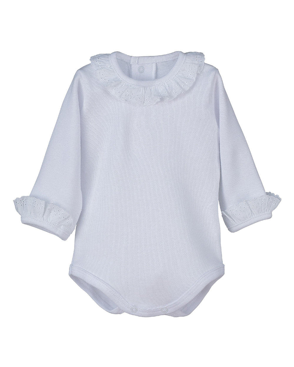 Body Cuello Puntilla Blanco - Calamaro