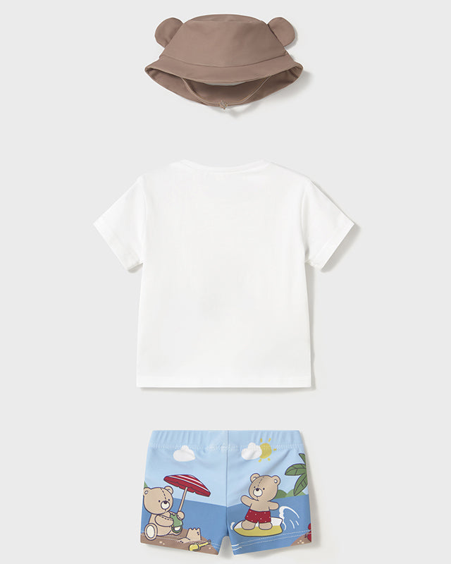 Conjunto Baño con Gorro Osos - Mayoral