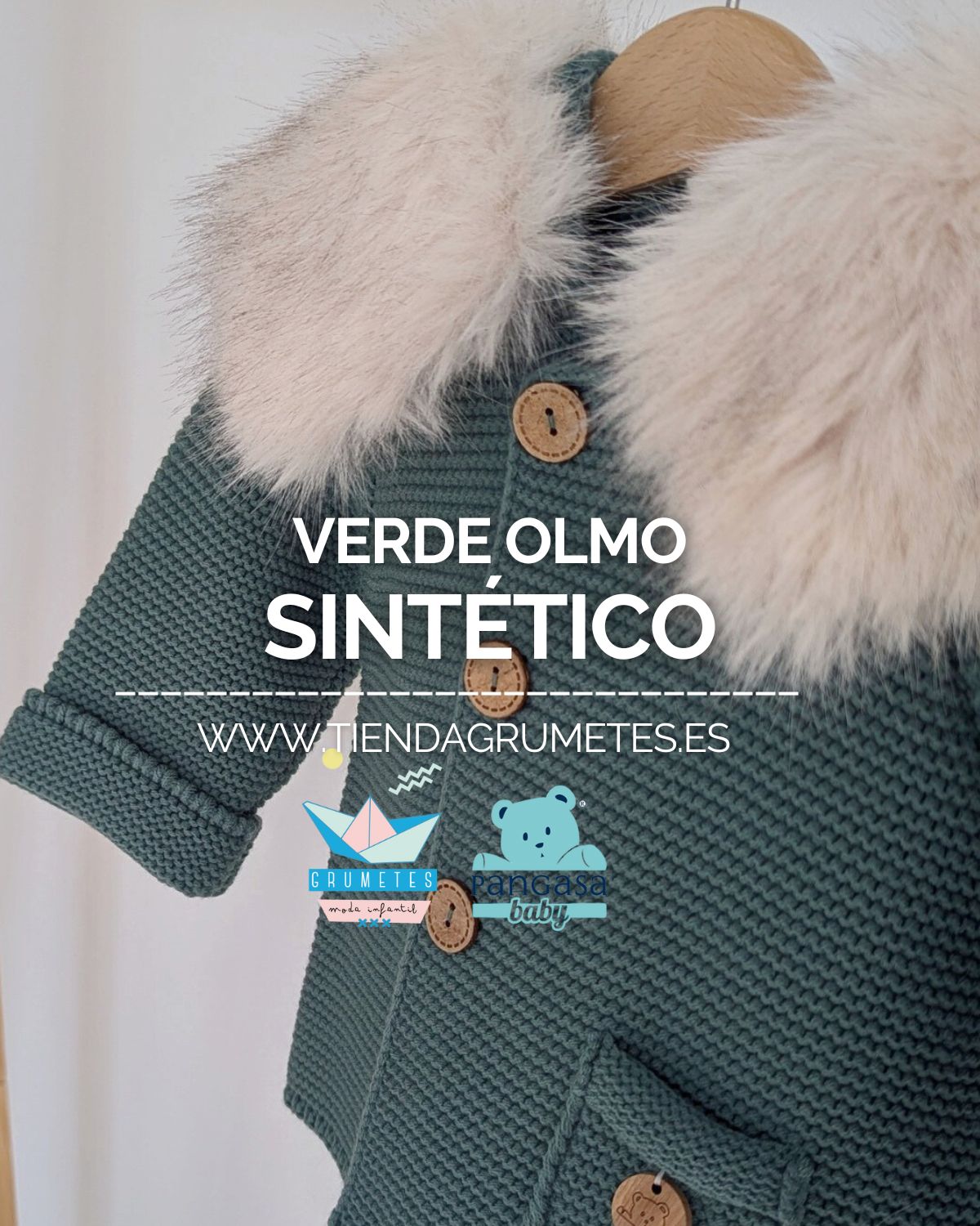 Trenka Luxury Pelo Verde Olmo - Pangasa Baby