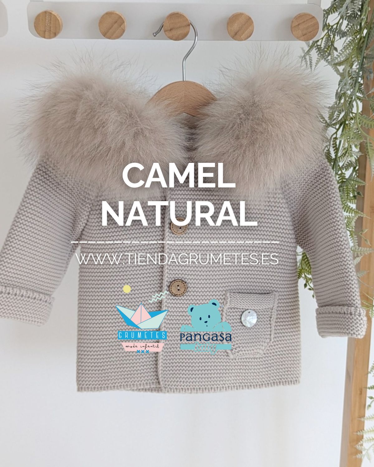 Trenka Luxury Pelo Camel - Pangasa Baby