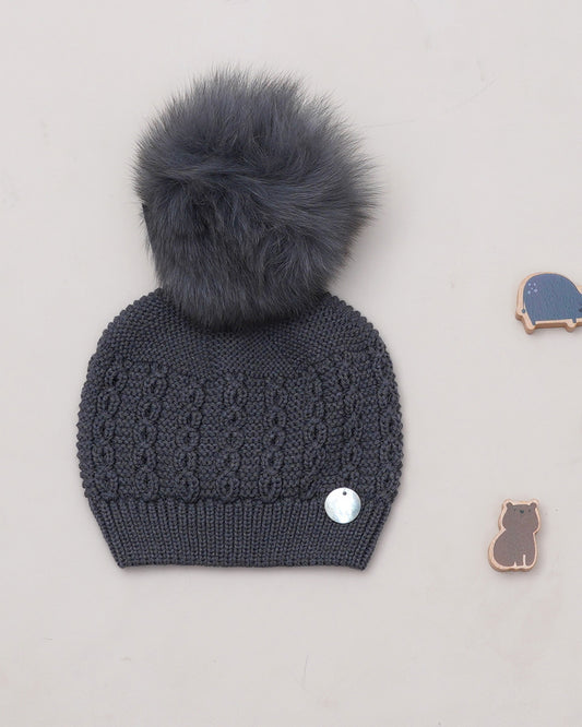 Gorro Ochos Pelo Gris Marengo - Pangasa Baby