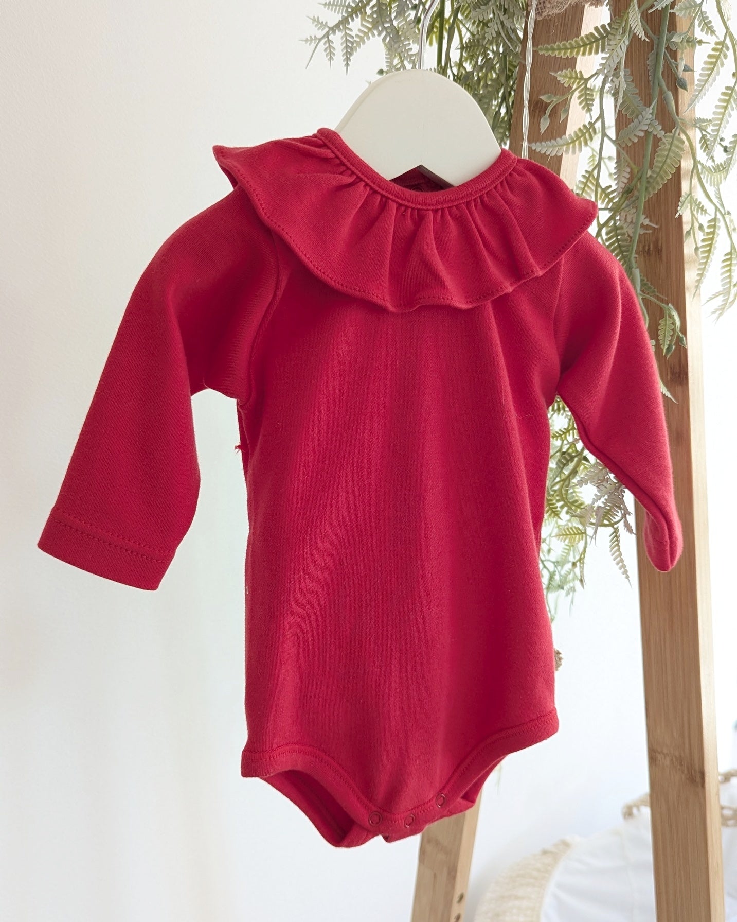 Body cuello volante Rojo - Babidu