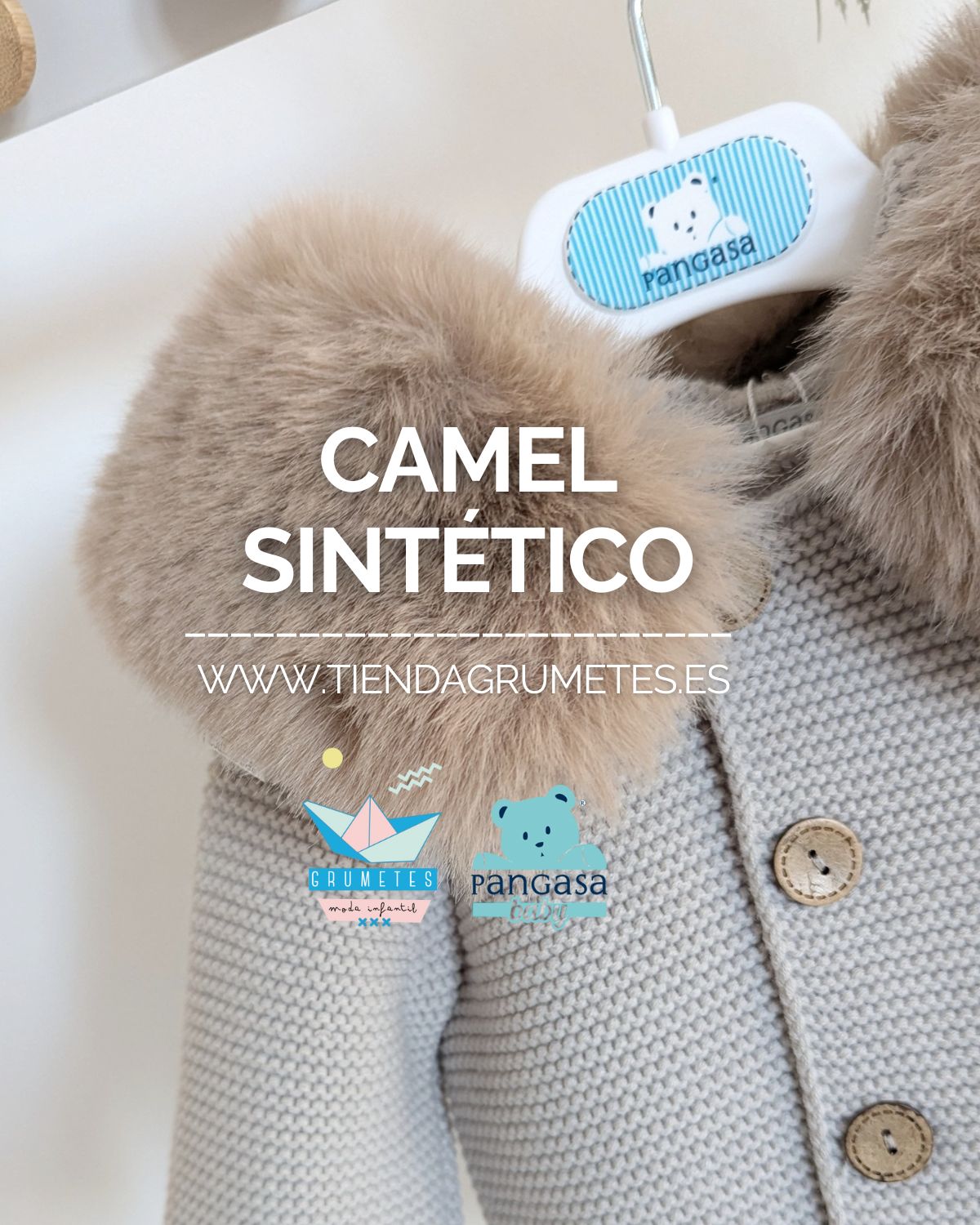 Trenka Luxury Pelo Camel - Pangasa Baby