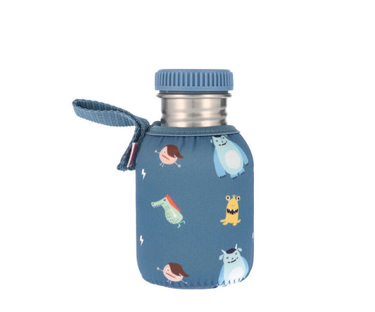 Botella Acero con Funda Little Monsters 350 ml -Tutete