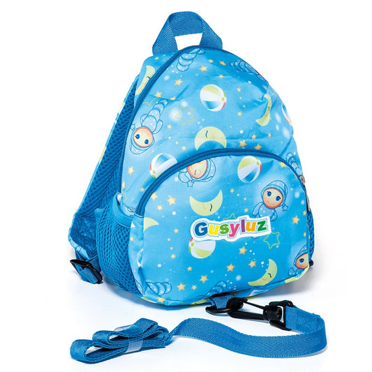 MOCHILA CON ARNES GUSILUZ AZUL